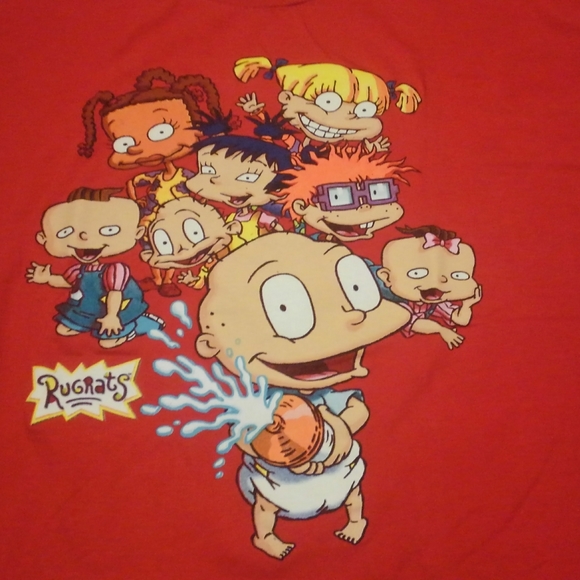 Nickelodeon Other - Rugrats Nickelodeon Shirt Red XL Tommy Chucky